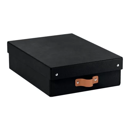 LEITZ Tárolódoboz, M méret, alacsony, LEITZ "Puro", fekete