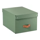 LEITZ Tárolódoboz, M méret, LEITZ "Puro", zsályazöld