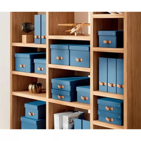 LEITZ Tárolódoboz, M méret, LEITZ "Puro", óceánkék