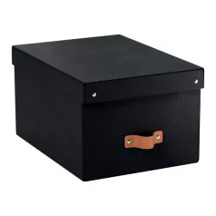   LEITZ Tárolódoboz, M méret, LEITZ "Puro", fekete