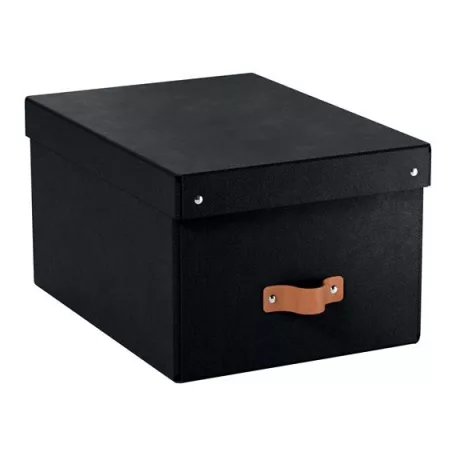 LEITZ Tárolódoboz, M méret, LEITZ "Puro", fekete