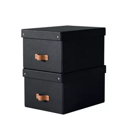 LEITZ Tárolódoboz, M méret, LEITZ "Puro", fekete