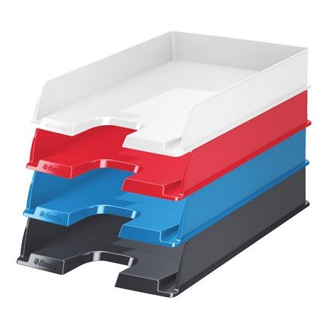 ESSELTE Irattálca, műanyag, ESSELTE "Europost", Vivida fekete