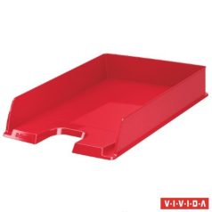   ESSELTE Irattálca, műanyag, ESSELTE "Europost", Vivida piros