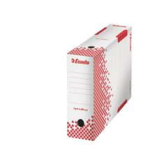   ESSELTE Archiválódoboz, A4, 100 mm, karton, ESSELTE "Speedbox", fehér