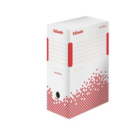 ESSELTE Archiválódoboz, A4, 150 mm, újrahasznosított karton, ESSELTE "Speedbox", fehér