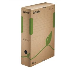   ESSELTE Archiválódoboz, A4, 80 mm, karton, ESSELTE "Eco", barna