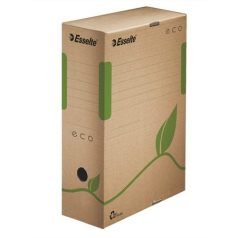   ESSELTE Archiválódoboz, A4, 100 mm, karton, ESSELTE "Eco", barna