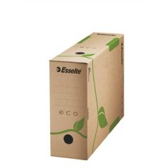   ESSELTE Archiválódoboz, A4, 100 mm, karton, ESSELTE "Eco", barna