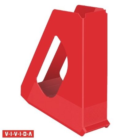 ESSELTE Iratpapucs, műanyag, 68 mm, ESSELTE "Europost", Vivida piros