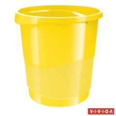   ESSELTE Papírkosár, 14 liter, ESSELTE "Europost", Vivida sárga