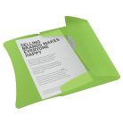 ESSELTE Gumis mappa, 15 mm, PP, A4, ESSELTE "Vivida", zöld