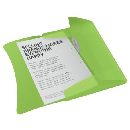 ESSELTE Gumis mappa, 15 mm, PP, A4, ESSELTE "Vivida", zöld