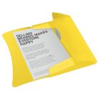 ESSELTE Gumis mappa, 15 mm, PP, A4, ESSELTE "Vivida", sárga