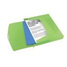 ESSELTE Gumis mappa, 40 mm, PP, A4, ESSELTE "Vivida Jumbo", Vivida zöld