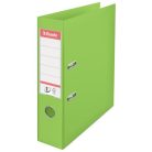 ESSELTE Iratrendező, 75 mm, A4, PP, élvédő sínnel, ESSELTE "Standard", Vivida zöld