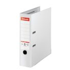 ESSELTE Iratrendező, 80 mm, A4, PP, élvédő sínnel, ESSELTE "Standard Plus", Vivida fehér