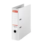 ESSELTE Iratrendező, 80 mm, A4, PP, élvédő sínnel, ESSELTE "Standard Plus", Vivida fehér