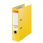 ESSELTE Iratrendező, 80 mm, A4, PP, élvédő sínnel, ESSELTE "Standard Plus", Vivida sárga