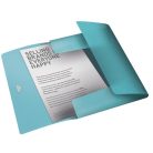 ESSELTE Gumis mappa, 15 mm, PP, A4, ESSELTE "Colour'Breeze", kék