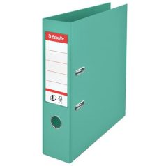   ESSELTE Iratrendező, 75 mm, A4, PP, élvédő sínnel, ESSELTE "Colour’Breeze", zöld