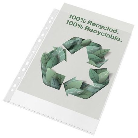 ESSELTE Genotherm, lefűzhető, A4, 70 mikron, narancsos felület, ESSELTE "Recycled"