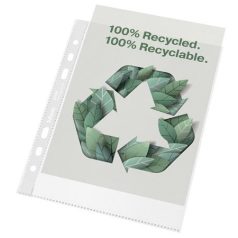   ESSELTE Genotherm, lefűzhető, A5, 70 mikron, narancsos felület, ESSELTE "Recycled"