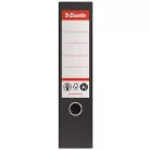 ESSELTE Iratrendező, 75 mm, A4, élvédő sínnel, ESSELTE "No.1", fekete