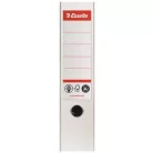ESSELTE Iratrendező, 75 mm, A4, élvédő sínnel, ESSELTE "No.1", fehér