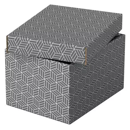 ESSELTE Tárolódoboz, S méret, ESSELTE "Home", szürke