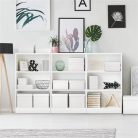 ESSELTE Tárolódoboz, M méret, ESSELTE "Home", fehér