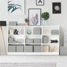 ESSELTE Tárolódoboz, M méret, ESSELTE "Home", szürke