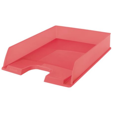 ESSELTE Irattálca, műanyag, ESSELTE "Colour'Breeze", korall