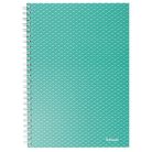 ESSELTE Spirálfüzet, A5, vonalas, 80 lap, ESSELTE "Colour'Breeze", zöld
