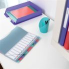 ESSELTE Spirálfüzet, A5, vonalas, 80 lap, ESSELTE "Colour'Breeze", levendula