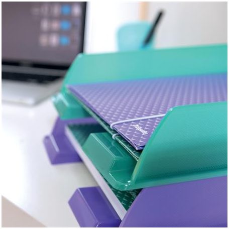 ESSELTE Gumis mappa, karton, A4, ESSELTE "Colour'Breeze", zöld