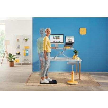 LEITZ Ülő/álló szék, ergonomikus, LEITZ "Ergo Cosy Active", melegsárga