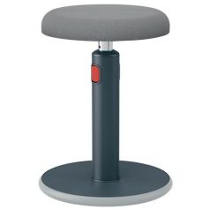   LEITZ Ülő/álló szék, ergonomikus, LEITZ "Ergo Cosy Active", bársonyszürke