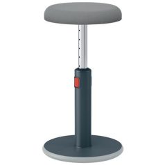   LEITZ Ülő/álló szék, ergonomikus, LEITZ "Ergo Cosy Active", bársonyszürke