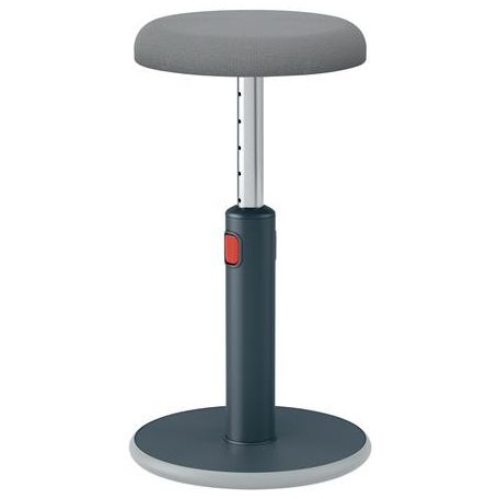LEITZ Ülő/álló szék, ergonomikus, LEITZ "Ergo Cosy Active", bársonyszürke