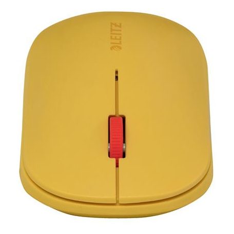 LEITZ Egér, vezeték nélküli, Bluetooth, LEITZ "Cosy", melegsárga