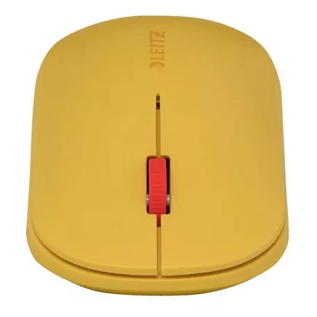 LEITZ Egér, vezeték nélküli, Bluetooth, LEITZ "Cosy", melegsárga