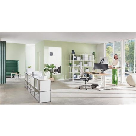 LEITZ Ülőpárna, ergonómiai, szövetborítású, LEITZ "Ergo", világosszürke
