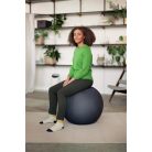 LEITZ Ülőlabda, nehezékkel, 55cm, LEITZ "Ergo Active", sötétszürke