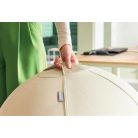 LEITZ Ülőlabda, nehezékkel, 65cm, LEITZ "Ergo Active", világosszürke