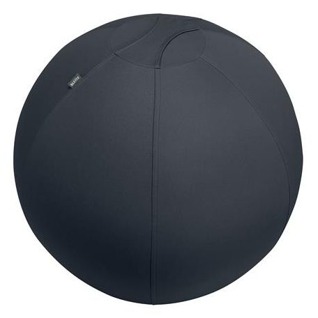 LEITZ Ülőlabda, nehezékkel, 75cm, LEITZ "Ergo Active", sötétszürke