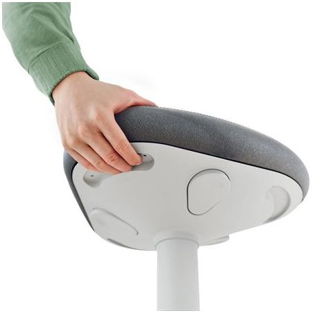 LEITZ Ülőszék, billenő, ergonomikus, LEITZ "Ergo Active", világosszürke
