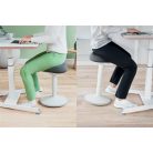 LEITZ Ülőszék, billenő, ergonomikus, LEITZ "Ergo Active", világosszürke