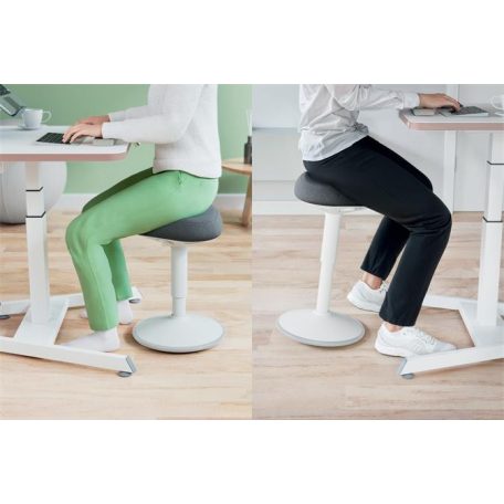 LEITZ Ülőszék, billenő, ergonomikus, LEITZ "Ergo Active", világosszürke
