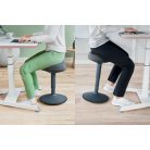 LEITZ Ülőszék, billenő, ergonomikus, LEITZ "Ergo Active", sötétszürke